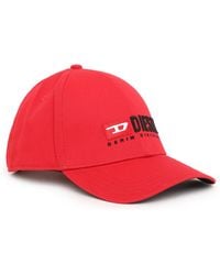 DIESEL - Baseball Cap With Denim Division Logo - Lyst