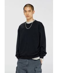 DIESEL - Cotton Sweatshirt With Micro Logo Embroidery - Lyst