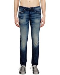 DIESEL - Skinny Jeans Low Waist 1979 Sleenker, Dark, Zip Fly - Lyst