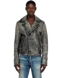 DIESEL - Biker Jacket - Lyst