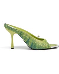 DIESEL - D-Diam's-High Denim Mule With Floating Oval D - Lyst