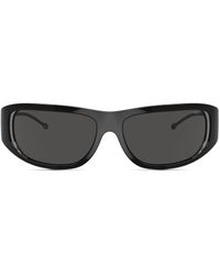 DIESEL - Wraparound Style Sunglasses - Lyst