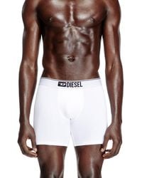 DIESEL - Three-Pack Stretch Cotton Boxer Briefs - Lyst