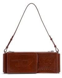 DIESEL - Flag-D-Modular Logo-Embossed Shoulder Bag - Lyst