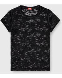 DIESEL - Camo Lace T-Shirt - Lyst