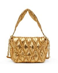 DIESEL - Charm-D M-Sac à bandoulière en nylon métallisé matelassé - Lyst