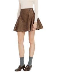 DIESEL - Flared Miniskirt - Lyst