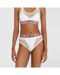 DIESEL - Briefs With Sheer Devoré Effect - Lyst