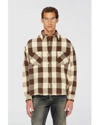 DIESEL - Check Flannel Shirt With Distressed Effect - Lyst