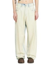 DIESEL - Relaxed Jeans Regular Waist 1997 D-Enim-M, Light, Button Fly - Lyst