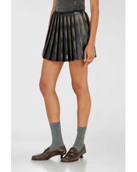 DIESEL - Pleated Mini Skirt - Lyst