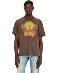 DIESEL - Regular T-Shirt With Phoenix Print - Lyst