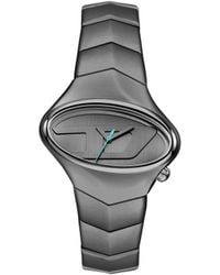 DIESEL - D-Rush Gunmetal Stainless Steel Watch - Lyst