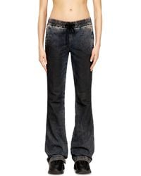 DIESEL - Bootcut Low Waist 2069 D-Ebbey Joggjeans, Dark, Elastic Waistband - Lyst