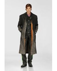 DIESEL - Long Coat - Lyst