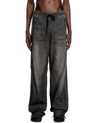 DIESEL - Relaxed D-Martyans Track Denim - Lyst