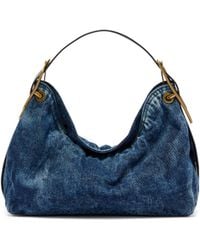 DIESEL - D-Line-Denim Shoulder Bag - Lyst