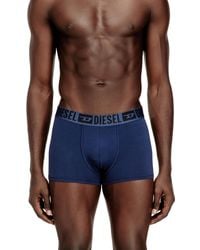 DIESEL - 3-Pack Of Stretch Cotton Boxers With Tonal Waistband - Lyst