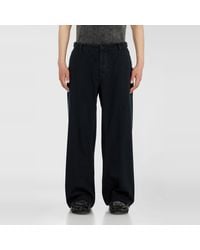 DIESEL - Cotton Ripstop Pants With Side Buckles - Lyst