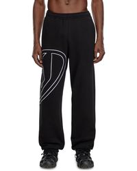 DIESEL - Pantalones Deportivos Con Oval D Extragrande - Lyst