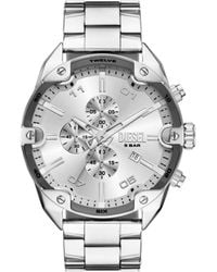 DIESEL - Spiked Chronograph Stainless Steel Watch - Lyst