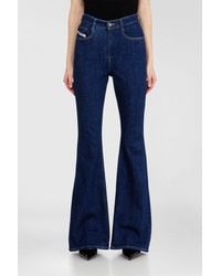 DIESEL - Bootcut Jeans High Waist 1973 D-Partt, Dark, Zip Fly - Lyst