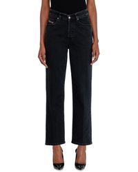 DIESEL - Regular Jeans High Waist 1981 D-Went, /Dark, Button Fly - Lyst