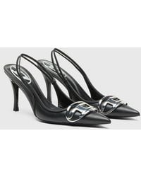 DIESEL - D-Venus-Slingback-Pumps Aus Nappa-Leder - Lyst