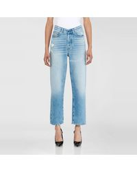 DIESEL - Regular Jeans High Waist 1981 D-Went, Light, Button Fly - Lyst