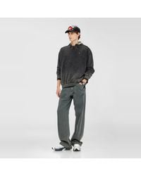 DIESEL - Cotton Sweatshirt With Faded Effect - Lyst