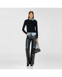 DIESEL - Wool Jumper With Cut-Out Logo - Lyst