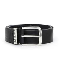 DIESEL - _logo B-visibl_apparel_belt_black_80 - Lyst