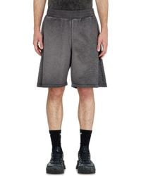 DIESEL - Sweatshorts With Dévoré Motifs - Lyst