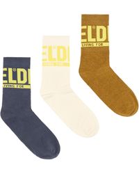 DIESEL - 3-pack Socks With Logo - Lyst