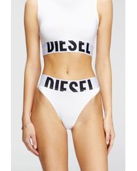 DIESEL - Three-Pack Briefs With Cut-Off Logo - Lyst