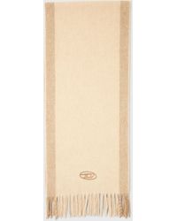 DIESEL - Wool-Blend Scarf With Contrast Stripes - Lyst