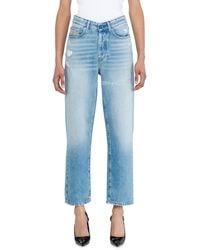 DIESEL - Regular Jeans High Waist 1981 D-Went, Light, Button Fly - Lyst