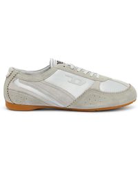 DIESEL - D-Mile-Flat Sneakers With Suede Overlays - Lyst