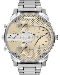 DIESEL - Mr. Daddy Slim Stainless Steel Watch - Lyst
