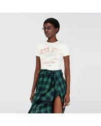 DIESEL - Ribbed T-Shirt With Concert Graphics - Lyst