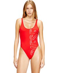 DIESEL - Swimsuit With Logo Print - Lyst