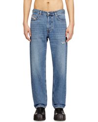 DIESEL - Regular Jeans Regular Waist 2024 D-Macs, Light, Button Fly - Lyst