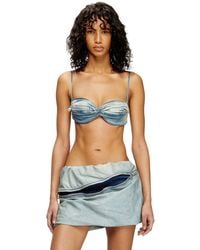 DIESEL - Denim Top With Zip Pocket Detailing - Lyst