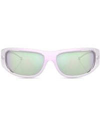 DIESEL - Wraparound Style Sunglasses - Lyst