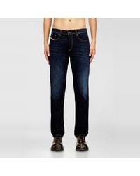 DIESEL - _2023 D-finitive_pants_blue_31 Kurz - Lyst