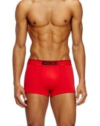 DIESEL - Three-Pack Of Plain Boxer - Lyst