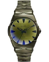 DIESEL - Orologio D-Sruptor con cinturino in acciaio inossidabile - Lyst
