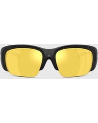 DIESEL - Wrap-Around Shape Sunglasses - Lyst