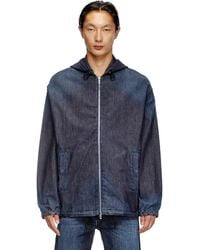 DIESEL - Veste en JoggJeans à capuche - Lyst