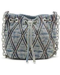 DIESEL - Charm-D S-Mini Bucket Bag - Lyst